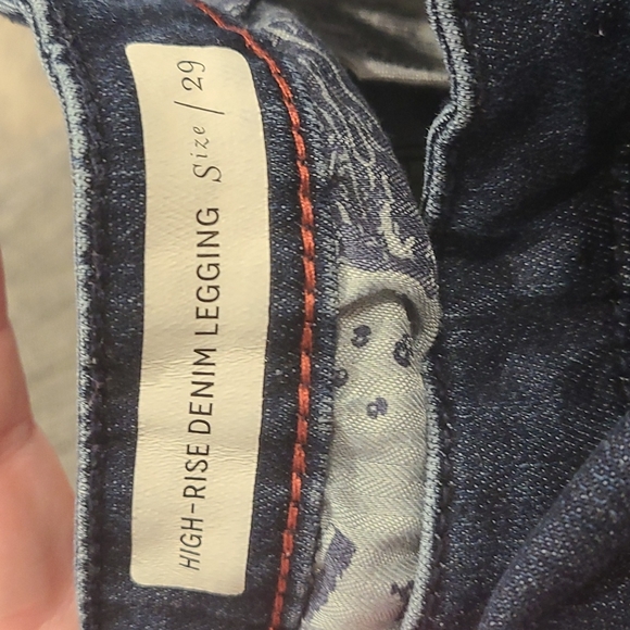 Anthropologie Pilcro and the letterpress high rise denim leggings - Picture 3 of 8